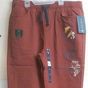 Boys Size XL Chino Pull on Pants US Polo Assn.